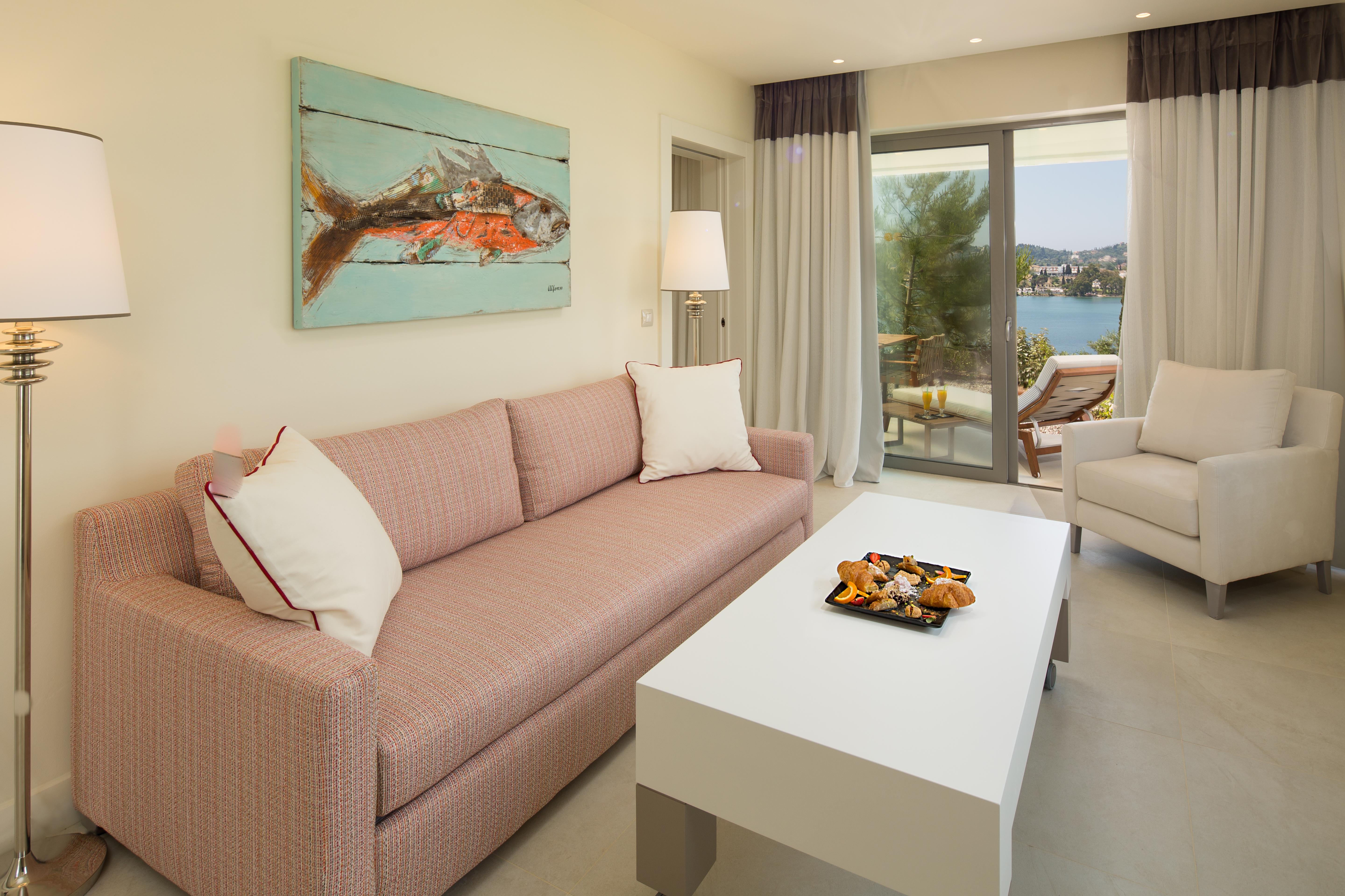 Rodostamo Hotel & Spa- Adults Friendly Kommeno  Exterior photo A living room